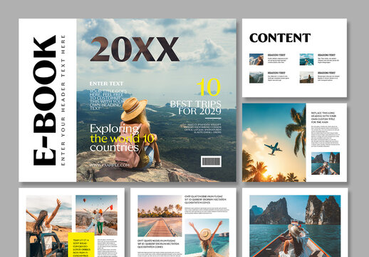 Minimal Ebook Layout Template