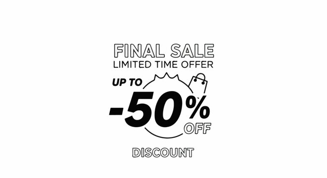 Final sale limited time offer up to -50% discount