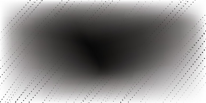 Basic halftone dots effect in black and white color. Halftone effect. Dot halftone. Black white halftone.Background with monochrome dotted texture. Polka dot pattern template