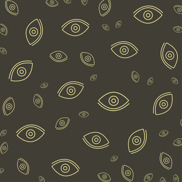 Eye optometry handsome element trendy design vector Illustration colorful background