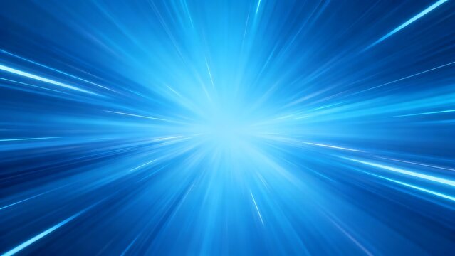 Blue light rays emanating from center