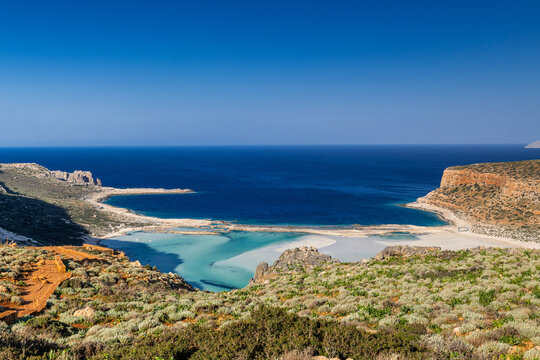 Gramvousa Island Above Balos Lagoon in Greece