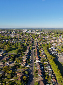 Aerial View of Basingstoke Streets