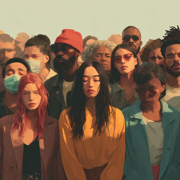 compelling visual representation of impact of infectious diseases on mental health is essential