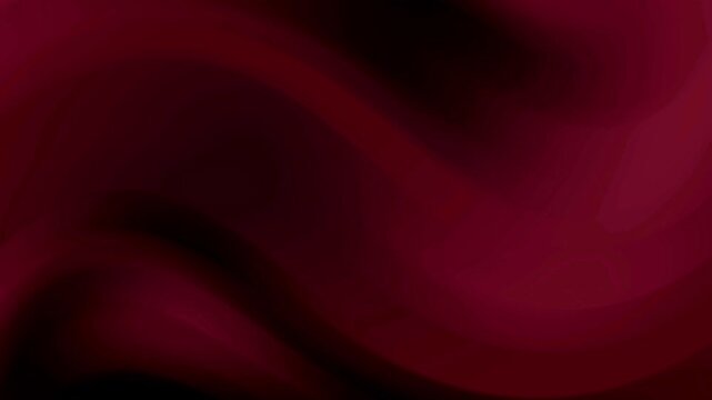 Deep red fluid abstract background with soft moving dark waves and elegant silk texture.