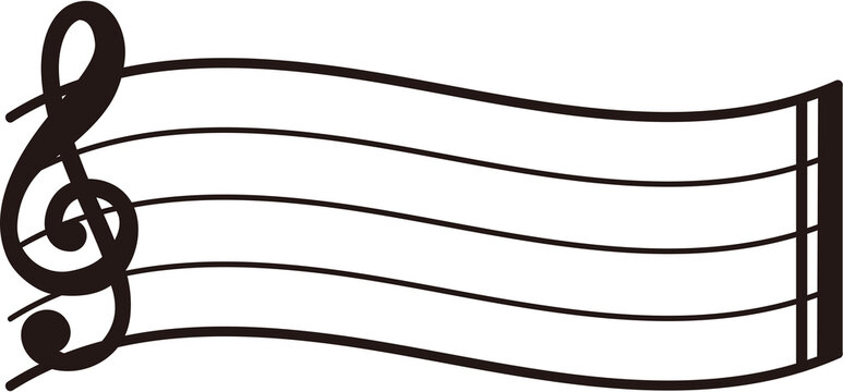 treble clef and notes
