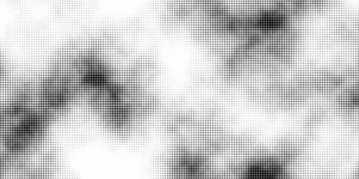WebHalftone faded gradient texture. Grunge halftone grit background. White and black sand noise wallpaper. Retro pixilated vector backdrop