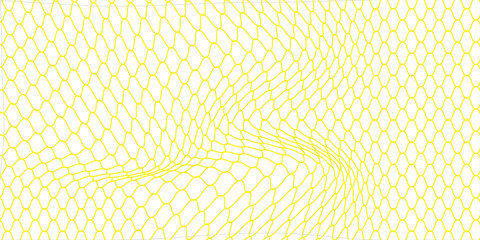 Mesh texture for fishing nets gold color gradient. Seamless pattern for sportswear or soccer goal, volleyball net, basketball hoop © absah