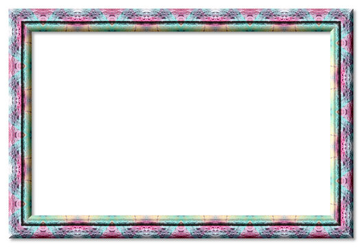 Abstract vibrant textured frame providing copy space