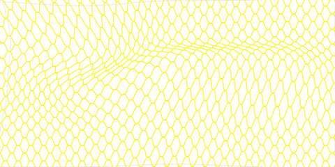 Mesh texture for fishing nets gold color gradient. Seamless pattern for sportswear or soccer goal, volleyball net, basketball hoop. abstract background vector. © absah