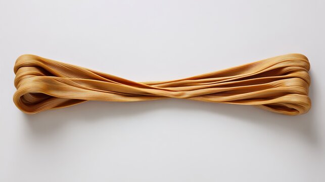 taut. Taut elastic exercise band stretched between two points, minimalist tension concept. event key visuals, club posters, designed for sports event promotions and stadium branding.