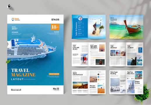 Travel Magazine Template