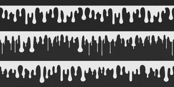 dripping paint vector pattern black and white graphic