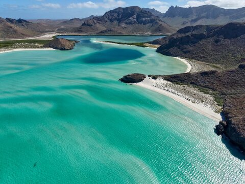 Beautiful Balandra Beach. Baja California Sur BCS. Mexico