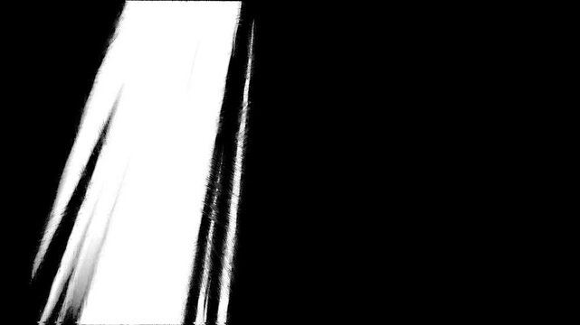 Dynamic white line effect. 2D animation of vibration, pulsation, speed, flight, wind, impact, flash action. Cartoon doodle running effect. Anime manga style comic speed line, Blast zap lightning bolt