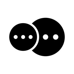 Fototapeta premium Another menu icon is a graphic vector icon
