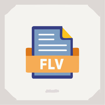 FLV File Format Icon