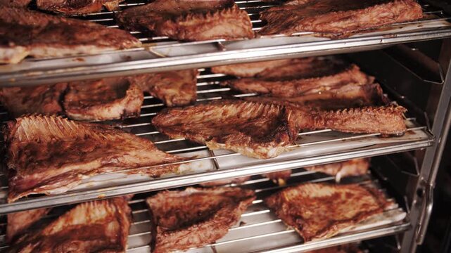 Fried Silver Carp Fish Ribs: Industrial Preparation.