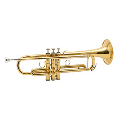 Obraz premium trumpet isolated on white