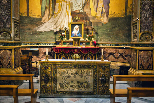 Side Altar in the Basilica of San Clemente Rome