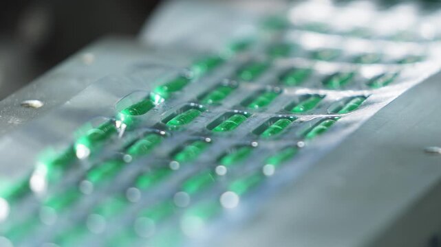 Tablet Production Conveyor in Pharmaceutical Laboratory