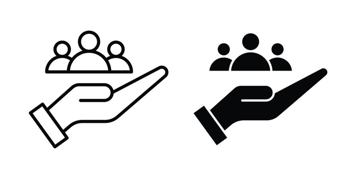 Customer care icon, symbols pack for UI designs.