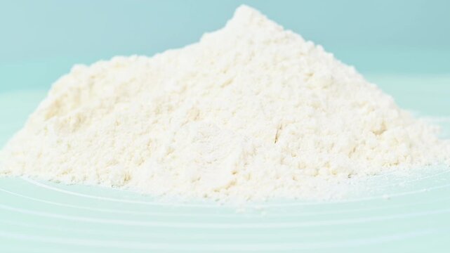 Video of a pile of flour