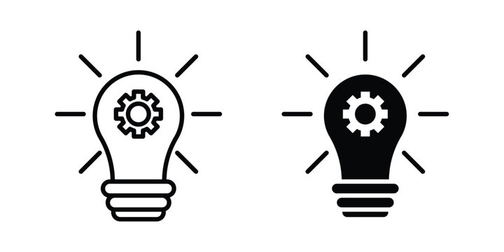 Innovation icon, symbols pack for UI designs.