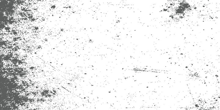 Black grunge border background: abstract dust particles splatter distressed rough edge texture vintage frame design