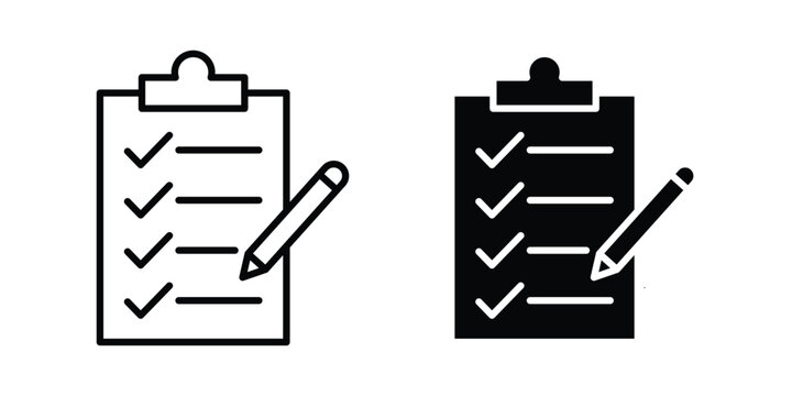 Order icon, symbols pack for UI designs.