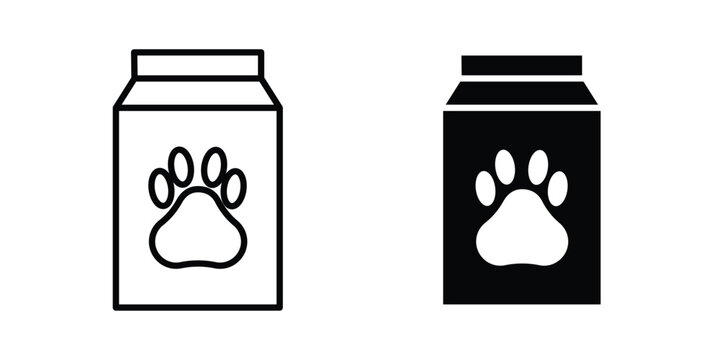 Pet food, symbols pack for UI designs.age icon, symbols pack for UI designs.