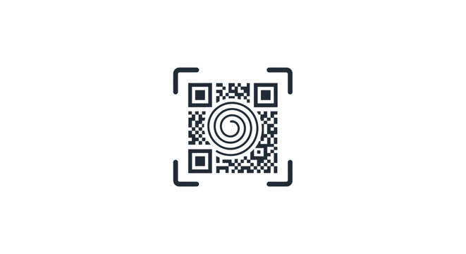 A black and white QR code on a plain background.