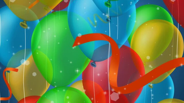 colorful balloons background