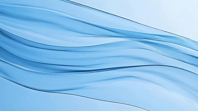 Abstract flowing lines on blue background