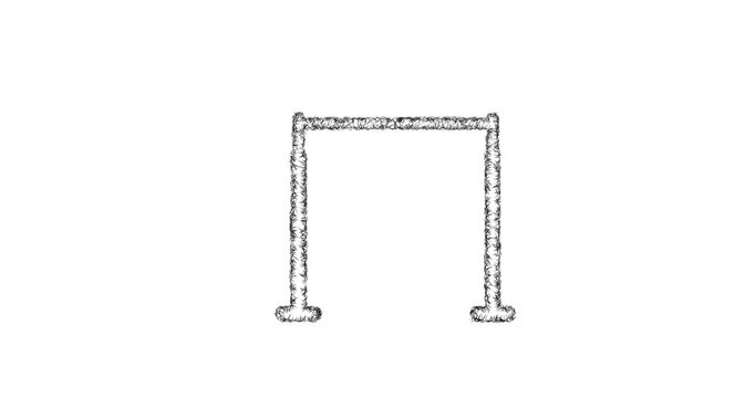 Sketch Horizontal bar icon animation - smooth progressive reveal