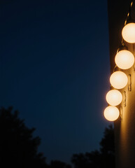 summer night scene