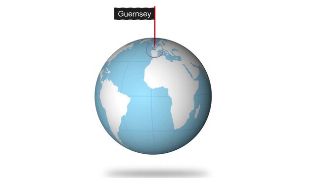 Guernsey Map Pointer with Global Context