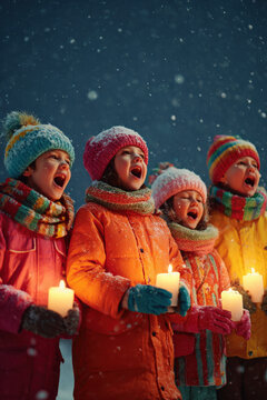 joyful winter morning captures mother gently wiping snow off her child smiling face