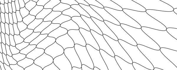 sportswear or soccer goal, volleyball net, basketball hoop, hockey, athletics. Abstract net background for sports © Hendra