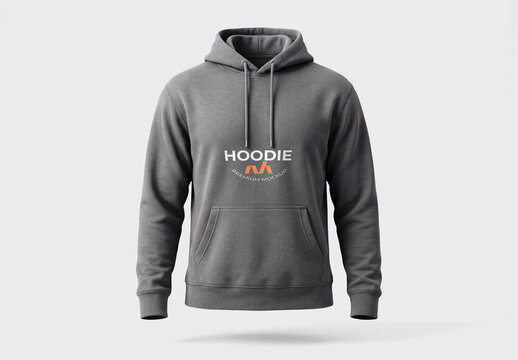 Dark Gray Hoodie Mockup