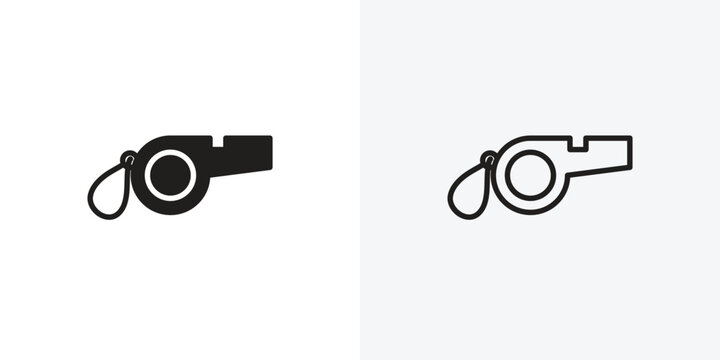 Whistle vectors icons pack for apps and Ui Ux desigs