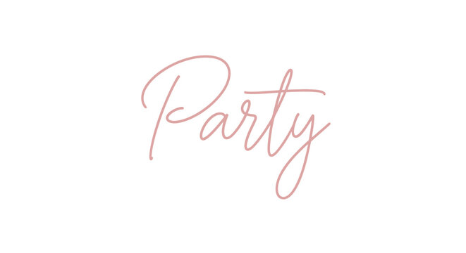 Celebrate with our vibrant 'Party' word art, perfect for invitations, decorations, and event branding, adding a touch of festive flair to any joyous occasion