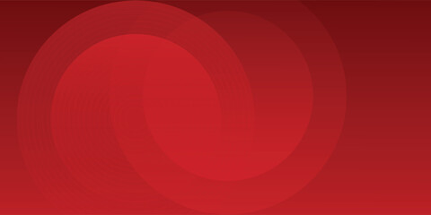 Obraz premium White circle geometric red abstract background. vector