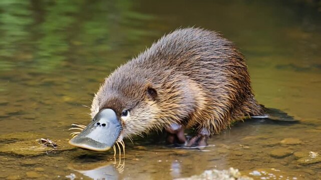 australian platypus walking animal