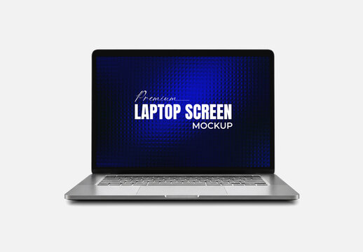 Laptop Screen Mockup Template