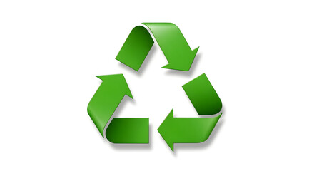 Obraz premium The universal recycling symbol is a well-known environmental icon.