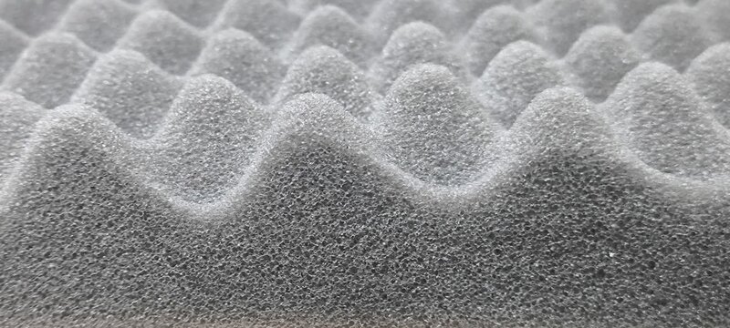 acoustic soundproofing foam used to control and reduce unwanted noise and echoes in various spaces.