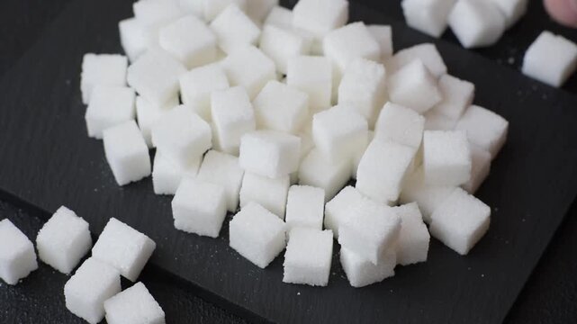 The sugar ban sign as a concept to stop the problem of diabetes and obesity, a call to diet. The sugar ban sign as a background for your design