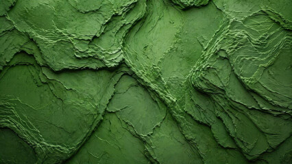 Obraz premium Layered Green Rock Texture Background – Natural Stone Surface with Organic Patterns