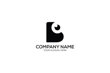 eye and lebter b logo minimalist business template © Sopon Chandra Roy